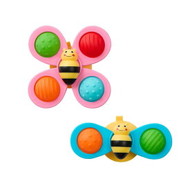 DADWAY くるぽこみつばちスピナー sassy（TYSA81003）知育玩具 サッシー おもちゃ カラフル 6カ月から