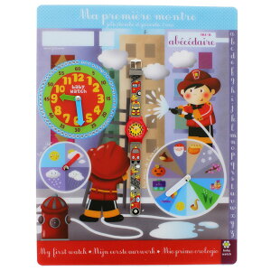 【ベビーウォッチ/babywatch】消防士幼児用3Dレリーフベルト腕時計「アベセデール」/ABECEDAIREpin-pon【babywatchベイビーウォッチ子供用子ども用キッズウォッチ時計ギフトパリ】【楽ギフ_包装】