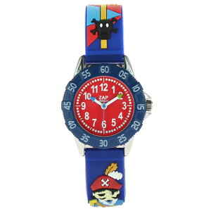【ベビーウォッチ/babywatch】海賊子ども用3Dレリーフベルト腕時計「ザップ」/ZAPcorsaires【babywatchベビーウォッチ子供用子ども用キッズウォッチ時計腕時計ギフトパリ】【楽ギフ_包装】