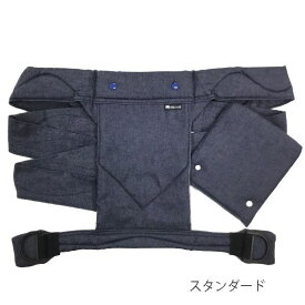 昔ながらのおんぶひも　スタンダード　デニム／ヒッコリー（ウラ）（定番商品）