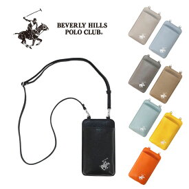 ビバリーヒルズポロクラブ BEVERLY HILLS POLO CLUB スマホショルダー スマホポーチ スマホケース ショルダーバッグ 肩掛け 斜め掛け bh2009