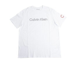 カルバンクライン Calvin Klein Tシャツ フロント ロゴ 半袖 メンズ 丸首 トップス 40dc816 ラッピング不可 ネコポスでお届け
