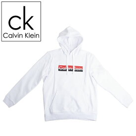 カルバンクライン Calvin Klein プルオーバー フーディー パーカー ロゴ トップス スウェット 裏起毛 厚手 長袖 大きい ラージ メンズ 40qc402