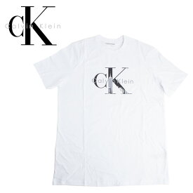 カルバンクライン Calvin Klein Tシャツ フロント ロゴ 半袖 メンズ 丸首 トップス 40qm846 ラッピング不可 ネコポスでお届け