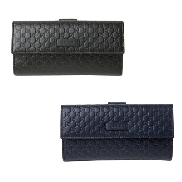 楽天市場】グッチ GUCCI 財布 マイクロ グッチシマ レザー Wホック 二  