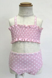 【Ruffle Butts　ラッフルバッツ】スイムウェア・水着　ビキニ＆パンツセット☆ピンク ポルカ ドット代金引換不可/配送日時指定不可【ラッピング不可】