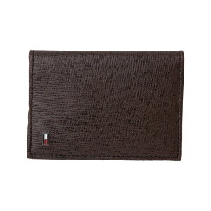 トミーヒルフィガー TOMMY HILFIGER 名刺入れ レザー ロゴ メンズ カードケース 31tl200031 BOX付 プレゼント ギフト ラッピング