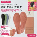 【今だけインソール2足+ルームシューズ1足付き】ピットソール 正規品 インソール ダイエット 中敷 疲れない 姿勢 矯正 立ち仕事 疲れにくい 長時間歩行 アーチサポート 衝撃吸収 扁平足 浮き指 姿勢補整 骨盤サポート 調整 pitsole 2足SET