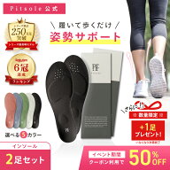《50%オフクーポン！10/9(金) 1:59まで》【今だけ＋1足！】ピットソール 正規品 インソール ダイエット …