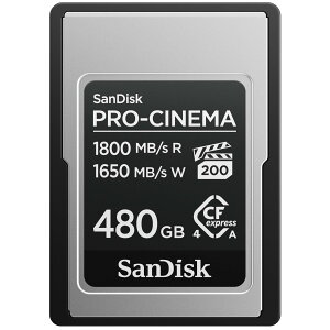 yS̃[J[ۏ؁Iz 480GB PRO-CINEMA@Cfexpress Type AJ[h SanDisk TfBXNf[^] ő1500MB/b [J[Ki SDCFEA-480G-GH4NN Be ҏWyKiz
