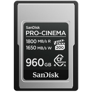 yP5{I420:00`1101:59܂ŁzyS̃[J[ۏ؁Iz 960GB PRO-CINEMA@Cfexpress Type AJ[h SanDisk TfBXNf[^] ő1500MB/b [J[Ki SDCFEA-960G-GH4NN Be ҏW