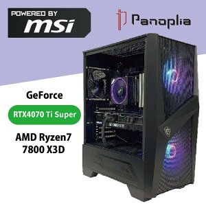 yVi/݌Ɍz RTX 4070 Ti Super Ryzen 7 7800X3D 8RA16Xbh 4.2GHz ő 5.0GHz Win11 SSD1TB 32GB Panoplia Powered by msi R7B6547TSPM3D pmvA Q[~OPC fXNgbvp\R