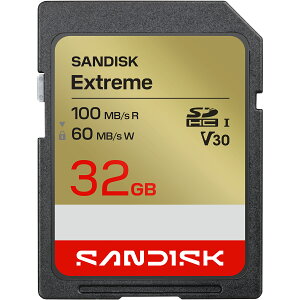 �y���S�̃��[�J�[�������ۏ؁z 32GB SD�J�[�h SDXC SanDisk Extreme �T���f�B�X�N �G�N�X�g���[�� SD UHS-I�J�[�h U3 V30 �������K�i ���[�J�[���K�i SDSDXVT-032G-GHQIN