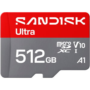 �y���S�̃��[�J�[10�N�ۏ؁z SD�ϊ��A�_�v�^�t�� 512GB microSD�J�[�h �}�C�N��SD�J�[�h SanDisk Ultra �T���f�B�X�N �E���g�� ���[�J�[���K�i �������K�i SDSQUJQ-512G-GH3MA