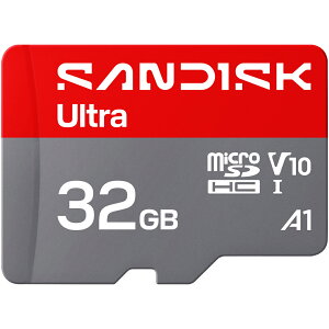 �y���S�̃��[�J�[10�N�ۏ؁z SD�ϊ��A�_�v�^�t�� 32GB microSD�J�[�h �}�C�N��SD�J�[�h SanDisk Ultra �T���f�B�X�N �E���g�� ���[�J�[���K�i �������K�i SDSQUV4-032G-GH3MA