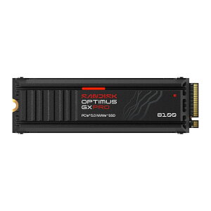 �y���S�̃��[�J�[5�N�ۏ؁z 4TB ����SSD NVMe SSD SanDisk Optimus GX PRO 8100 �q�[�g�V���N���� �T���f�B�X�N M.2 2280 PCIe 5.0 x4 �ő�Ǎ�14,900MB/�b �ő发��14,000MB/�b ���[�J�[���K�i �������K�i SDSP82400TAH-0