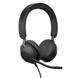 【安心のメーカー2年保証】Jabra Evolve2 40 SE USB-C/A UC Stereo 両耳有線ヘッドセット マイク付き USB-C USB-A ノイズキャンセリング Web会議 GoogleMeet / Zoom等利用可能 24189-989-799 国内正規品