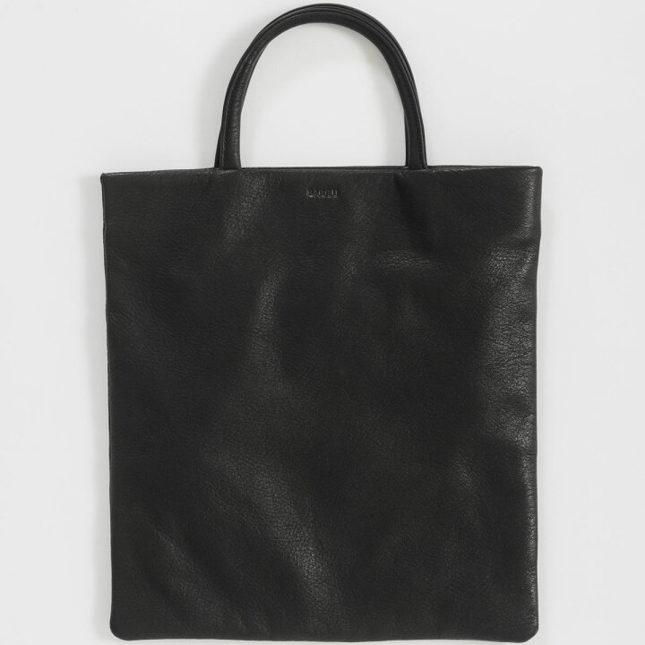 楽天市場】トートバッグ BAGGU LEATHER MINI FLAT TOTE レザートート 