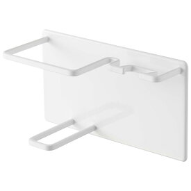 バスラック YAMAZAKI tower マグネットバスルームシェーバーフォーム＆シェーバーホルダー 強力マグネットで浮かせて収納！ おしゃれ シンプル 白・黒 シャイバーホルダー 浴室用ラック 浴室収納 山崎実業 タワー ホワイト