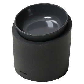 ペットフードボウル 正規品 ideaco イデアコ ペット用食器 ペットフィーダー フードボウル 割れにくくお手入れも簡単 おしゃれ スタイリッシュ 人気ブランド ペット用品 ペットグッズ Pet Feeder Food bowl High（高） ストーンサンドブラック/チャコール
