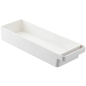 キッチン収納 山崎実業 tower ハンドル付きスリムグラス＆マグ収納 スタッキング対応 ハンドル付き 食器棚をスッキリおしゃれに整頓！ YAMAZAKI タワー ホワイト