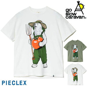 go slow caravan ����T�V���c �t�@�[�}�[�N�} ���F �g�}�g �v�����g �F �N���[�l�b�N PIECLEX �s�G�N���b�N�X ���� T�V���c �v�����gTee �j�����p �g�b�v�X �A�E�g�h�A �S�[�X���[�L�����o�� �A�E�g