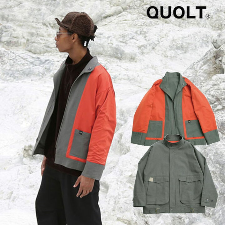 楽天市場】QUOLT キャバルリー ジャケット ミリタリー感 調節ベルト 