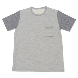 【BD x JACKMAN】(バックドロップ別注) PKT TEE / ポケット Tシャツ (ヘザーグレー/C.グレー) メンズ 半袖 ジャックマン 渋谷 アメカジ 老舗アメカジショップ back drop [ネコポス対応]