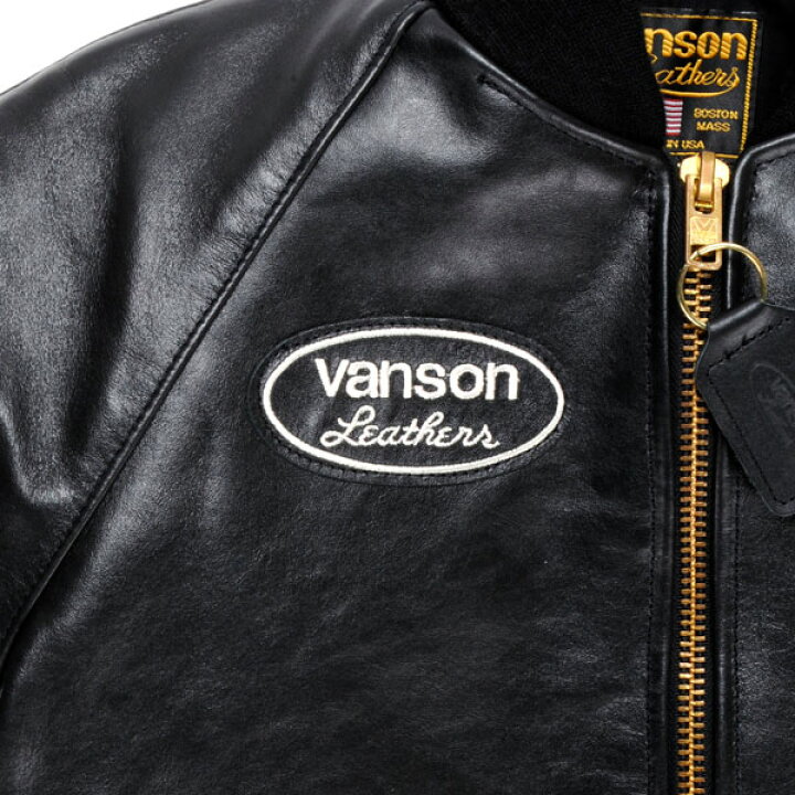 楽天市場】【VANSON】(バンソン) 9TJV (ブラック) (ヴァンソン 
