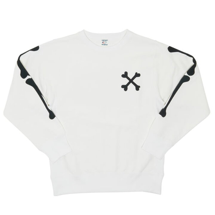 楽天市場】【VANSON x BACKDROP】(バンソン) CROSS BONE SWEAT 