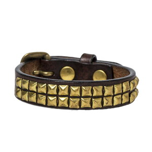 �yTHE WONDER LUST�z(�����_�[���X�g) 15mm STUDS BRACELET -pyramid- / �X�^�b�Y ���U�[�u���X���b�h �s���~�b�h (�`���R) �a�J �o�b�N�h���b�v �a�J�̘V�܃A���J�W�V���b�v the back drop ��� �v���� ���{��