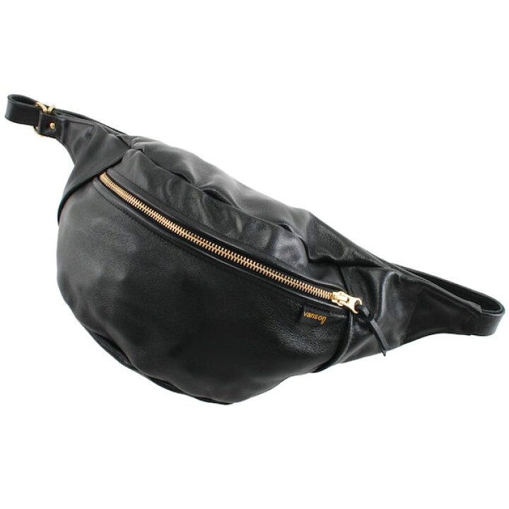 楽天市場】バンソン Vanson 9SBB ファニーパック ブラック 渋谷  