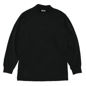 【ROTHCO】(ロスコ) MOCK TURTLE NECK SHIRT / モック タートルネック 長袖 シャツ (ブラック) バックドロップ 老舗アメカジショップ the back drop モックネック ロンTEE