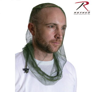 【ROTHCO】(ロスコ) DELUXE LONG LENGTH MOSQUITO HEADNET / 蚊帳ヘッドネット (オリーブドラブ) バックドロップ 老舗アメカジショップ the back drop アメカジ モスキート ヘッドネット 虫よけ