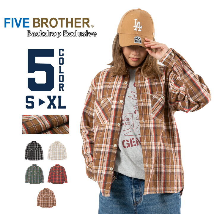 楽天市場】[20%OFF]【FIVE BROTHER】(ファイブブラザー) フランネル 