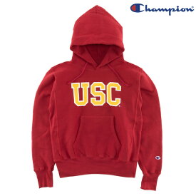 【CHAMPION】(チャンピオン) R/W HOODED USC C5-W103 / リバースウィーブフーデッド USC (マルーン) バックドロップ 老舗アメカジショップ the back drop スポーツ MLB 帽子