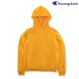 【CHAMPION】(チャンピオン) HOOD SWEAT SHIRT / スウェットパーカー (ゴールド) 渋谷アメカジ バックドロップ the backdrop メンズ 裏起毛 USAコットン プルオーバーパーカー