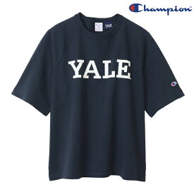 【CHAMPION】(チャンピオン) T1011 USA YALE R/S TEE / T1011 アメリカ製 ラグラン YALE Tシャツ (ネイビー) 渋谷アメカジ バックドロップ メンズ カレッジ ヘビーウェイト オープンエンド ガーメントウォッシュ