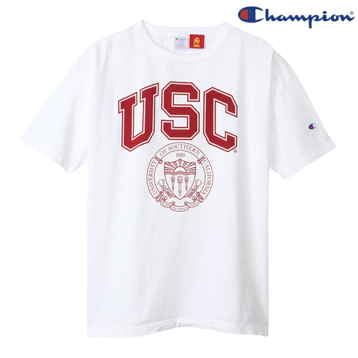 楽天市場】【CHAMPION】(チャンピオン) T1011 USA USC TEE / T1011  