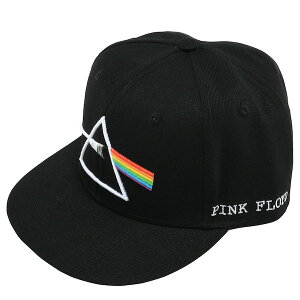 �yBAND GOODS�z(�o���h�O�b�Y) PINK FLOYD DARK SIDE OF THE MOON LOGO CAP / �s���N�t���C�h �_�[�N�T�C�h�U���[�� ���S �L���b�v (�u���b�N) �o�b�N�h���b�v �V�܃A���J�W�V���b�v the back drop HIPHOP RAP ROCK musi