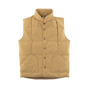 【SIERRA DESIGNS】(シエラデザイン) DOWN SIERRA VEST / ダウンシェラベスト (ビンテージタン) 渋谷アメカジ バックドロップ メンズ アメリカ ロクヨンクロス クラシック オーセンティック made in usa