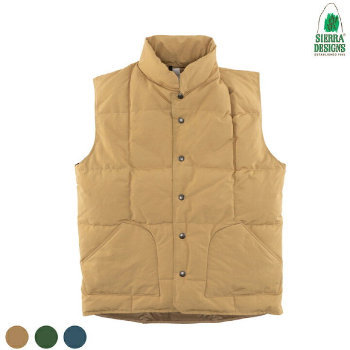 楽天市場】【SIERRA DESIGNS】(シエラデザイン) DOWN SIERRA VEST 