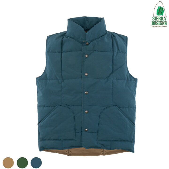 楽天市場】【SIERRA DESIGNS】(シエラデザイン) DOWN SIERRA VEST 