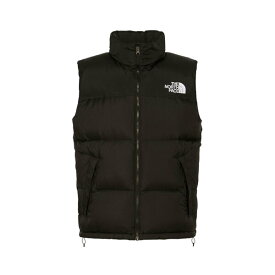 【THE NORTH FACE】(ノースフェイス) Nuptse Vest ND92338 / ヌプシ ベスト (ブラック) 渋谷アメカジ バックドロップ メンズ ヘリテージモデル リサイクルダウン 静電ケア