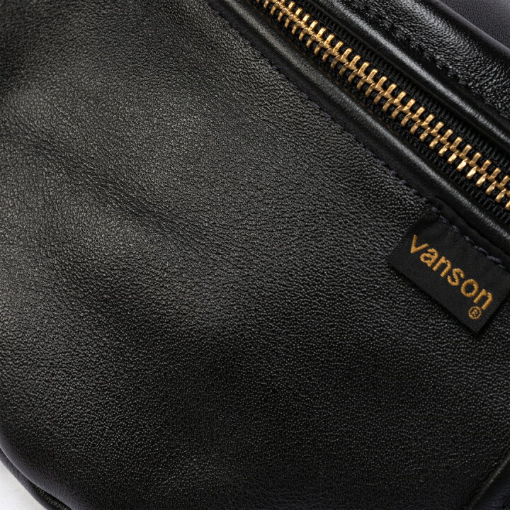 楽天市場】バンソン Vanson 9SBB ファニーパック ブラック 渋谷 