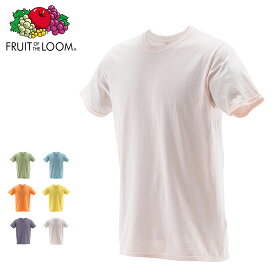 フルーツオブザルーム FRUIT OF THE LOOM スティッチ 半袖 Tシャツ ベビーピンク アメカジ メンズ オリジナル 無地 カットソー 渋谷 バックドロップ オシャレ オールシーズン 米綿 アメリカコットン100% ギフト プレゼント スリム 厚手 ヘビー かっこいい [ネコポス対応]