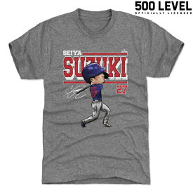 【500 LEVEL】(500レベル) Seiya Suzuki CARTOON TEE(H.GRY) / セイヤスズキ CARTOON Tシャツ (グレー) アメカジ 渋谷 バックドロップ 老舗アメカジショップ back drop メンズ MLB NFL NBA NHL スポーツ グッズ 鈴木誠也