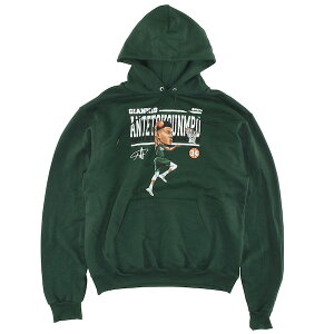 �y500 LEVEL�z(500���x��) Giannis Antetokounmpo CARTOON HOODIE / ���j�X �A�f�g�N���{ �J�[�g�D�[�� �p�[�J�[ (�t�H���X�g�O���[��) �o�b�N�h���b�v �V�܃A���J�W�V���b�v the back drop �X�|�[�c MLB NFL NBA NHL