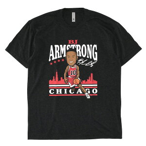 �y500 LEVEL�z(500���x��) B.J. Armstrong TOON P TEE / BJ �A�[���X�g�����O �g�D�[�� T�V���c (�u���b�N) �o�b�N�h���b�v �V�܃A���J�W�V���b�v the back drop �X�|�[�c MLB NBA NFL NHL [�l�R�|�X�Ή�]