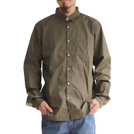 [50%OFF]【T.N JACK】(ティーエヌジャック) Vintage Washer Shirt (ライトカーキ/キャメル) / ヴィンテージ ワッシャーシャツ メンズ アメカジ 渋谷 老舗アメカジショップ back drop 日本製 メイドインジャパン 送料無料